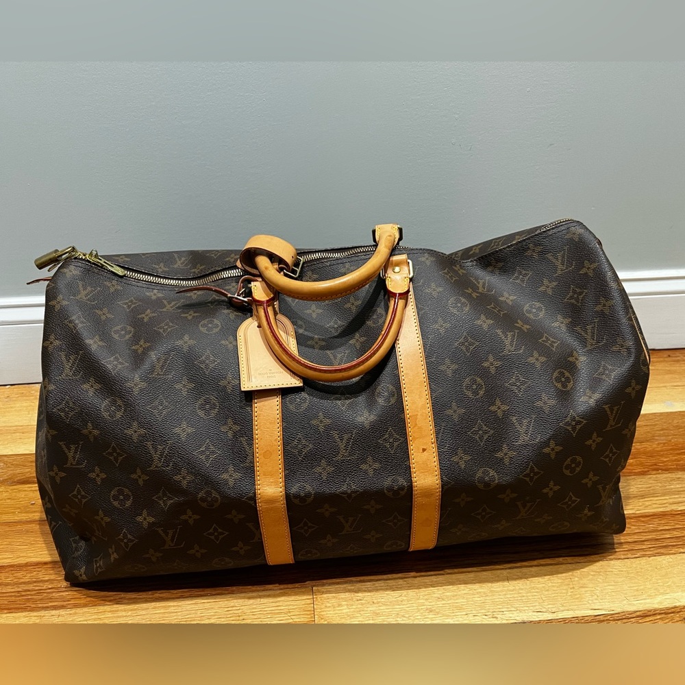 AUTHENTIC LV KEEPALL 55
